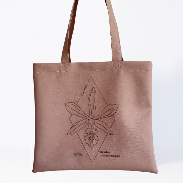 Tote Bag Orquídea Gris