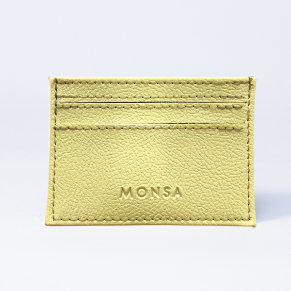 Tarjetero Rio Amarillo Pastel