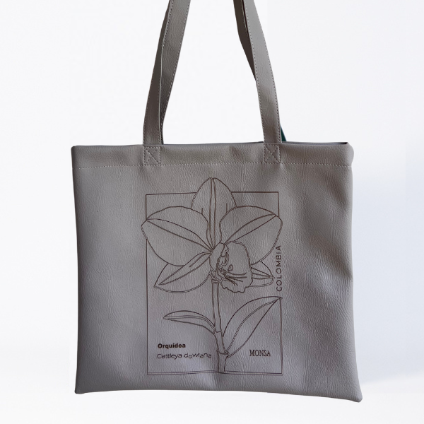 Tote Bag Heliconia Gris