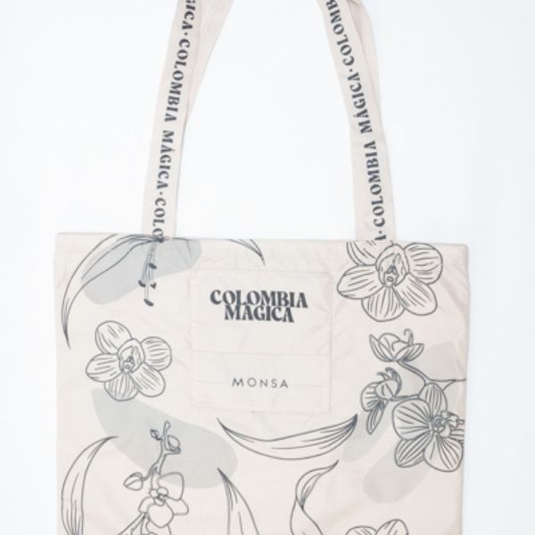 Tote Bag Plegable Beige